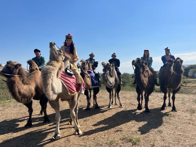 Верблюжий остров, кочевая культура, прогулки на верблюдах